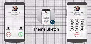 Call Screen Theme Sketch