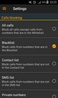 Blacklist - Calls & SMS Blocker captura de pantalla 2