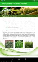 Grow Weed 420 Cannabis Bible اسکرین شاٹ 2