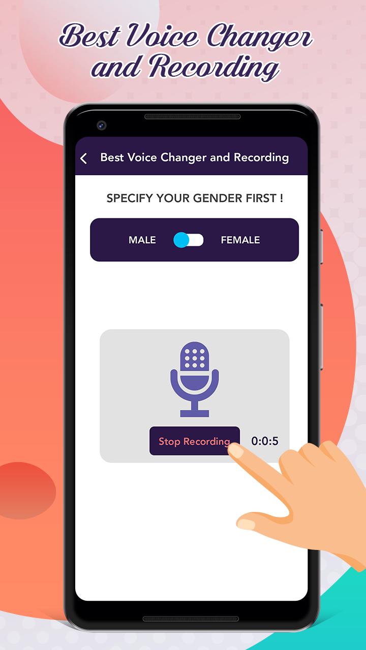 Android 用の ガールズボイスチェンジャー ガールズボイスレコーディング Apk をダウンロード
