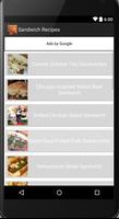 برنامه‌نما Sandwich Recipes عکس از صفحه