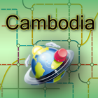 Cambodia Map-icoon