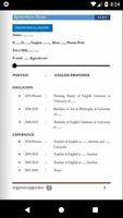 Simple CV Khmer English imagem de tela 3