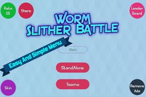 Slither TEAMS 🐍 Worm & Snake Eater Slithering War screenshot 3