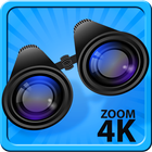 Caméra Zoom Mega 4K icône