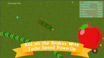 Slither Worm IO 🐍 Snake Eater Dash in Apple War screenshot 1