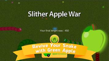 Slither Worm IO 🐍 Snake Eater Dash in Apple War capture d'écran 3