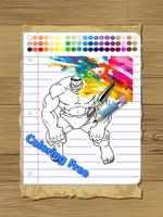 Paint Superheros for Kids poster