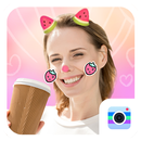 Watermelon Face Camera-Free Cute Live Stickers APK