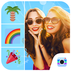 Beach Photo Editor-Beautiful stickers for photo biểu tượng