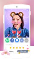 Bear Face Swap Camera-Free Cute Live Stickers capture d'écran 2