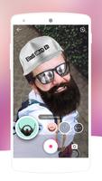 Poster Beard Face Camera- Men Beard Photo Editor&Sticker