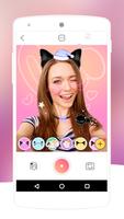 Cat Face Camera-Camera with filters&motion sticker Affiche