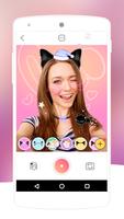 Cat Face Camera-Camera with filters&motion sticker poster