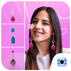 Earring Photo Editor-Earring stickers for photo icône