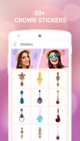 Earring Photo Editor-Earring stickers for photo capture d'écran 1