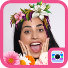 Crown Flower Camera-Free lovely&beauty sticker icon