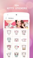 Kitty Photo Editor-Kitty stickers for photo capture d'écran 1