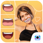 Talking Mouth Photo Editor-Funny sticker for photo icône