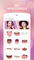 Talking Mouth Photo Editor-Funny sticker for photo capture d'écran 1