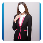 Women Suit Photo Montage ไอคอน