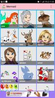 Coloriage gratuit : mermaid captura de pantalla 1