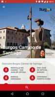 Camino Santiago en Burgos Plakat