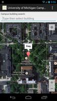 Campus Map for UMich syot layar 1