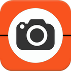 Orange Camera ikona