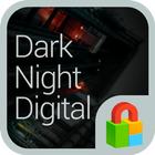 DarkNight 2 Dodol Locker Theme ikona