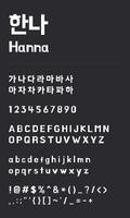 Poster Hanna dodol launcher font