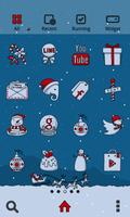 Snow Blue dodol theme скриншот 3