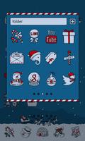 Snow Blue dodol theme скриншот 2