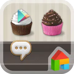 Sweet Cupcake Dodol Theme APK 下載