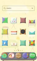 Cushion LINE Launcher theme الملصق