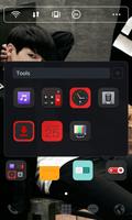 BTS J.Kook LINE Launcher theme تصوير الشاشة 1