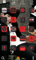BTS J.Kook LINE Launcher theme تصوير الشاشة 2