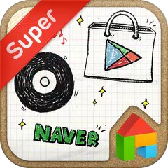 DrawingNote LINELauncher theme APK 下載