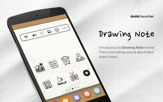 DrawingNote LINELauncher theme 截圖 1