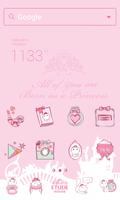 EtudeHouse LINE Launcher theme captura de pantalla 1