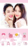 برنامه‌نما EtudeHouse LINE Launcher theme عکس از صفحه