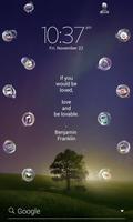 Soap Bubble Dodol Theme imagem de tela 2