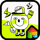 NeonYellow Drawing Dodol Theme icon