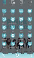 A-pink blue ver dodol theme syot layar 2