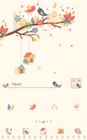 autumn leaves Dodol Theme Plakat