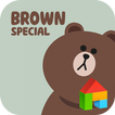Brown.S LINE Launcher theme