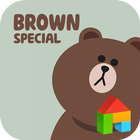 Brown.S LINE Launcher theme icône