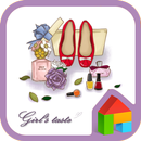 girl taste 도돌런처테마 APK