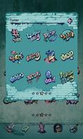 Graffiti Dodol Theme ảnh chụp màn hình 2