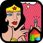 Funny wonder woman dodol theme icône